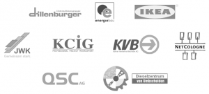 Neun Firmen präsentieren sich auf dem diesjährigen Speedday in der Firmenzentrale der QSC AG: QSC AG, Ikea, KVB, Energiebau, NetCologne, Dillenburger Unternehmensgruppe, von Umbscheiden, KCIG und das Jugendwerk Köln