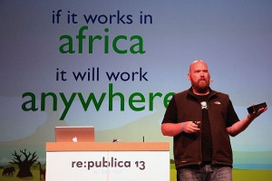 Hersmanns Botschaft: If it works in Africa, it will work anywhere. Foto: Dennis Knake/QSC