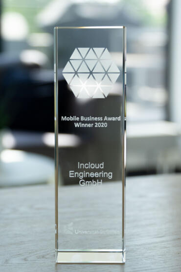 Mobile Business Award der Universität St. Gallen 2020. Bild: © Incloud GmbH. 
