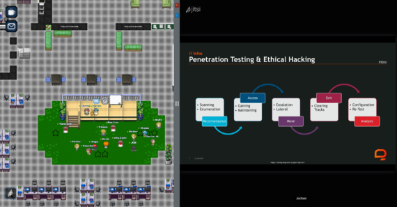 Screenshot Pentesting Hackathon online